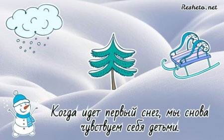 Поздравление с первым сугробом