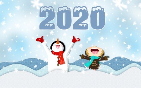 Новогодние обои 2020