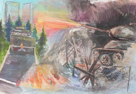 Оборона Тулы рисунок