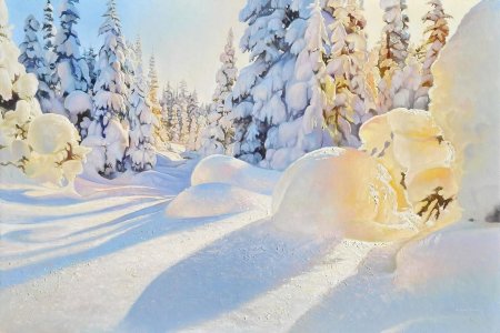 Картины снег