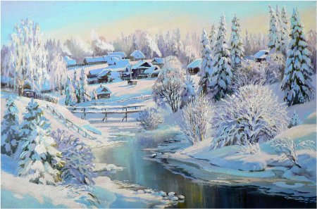 Пейзаж маслом художник любовь Малышева