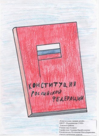 День Конституции рисунки детей