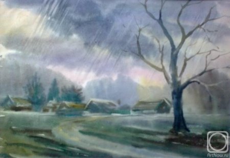 Пейзаж на тему пасмурный день