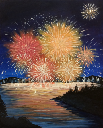 Салют Победы рисунок