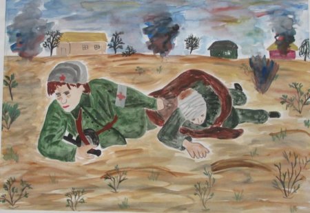 Дети войны рисунки