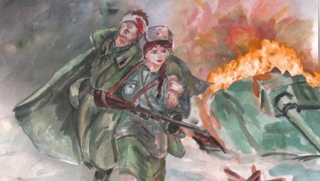 Рисунок на тему война