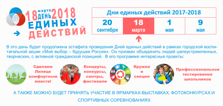День единых действий мероприятия