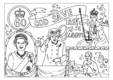 Елизавета 2 раскраска