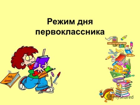 Режим дня школьника
