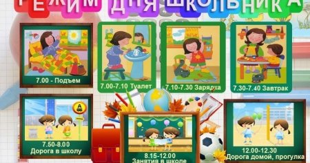 Режим дня первоклассника