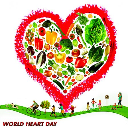 Плакат с сердечками