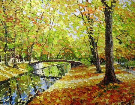 Гавлин Евгений художник осенние пейзажи