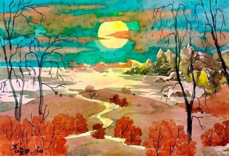 Пейзаж по представлению