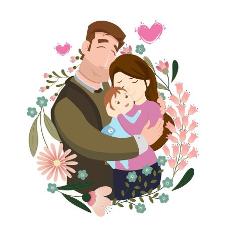 Семья иллюстрация