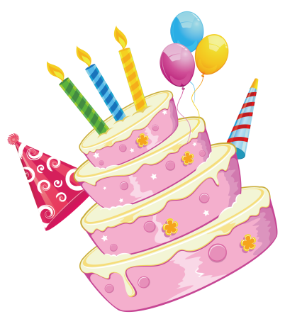 Праздничный торт рисунок