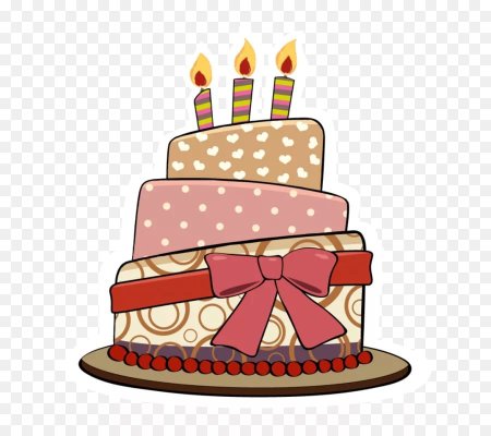 Торт клипарт на прозрачном фоне