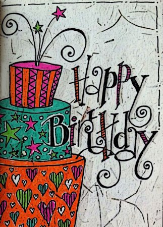 Необычные рисунки на день рождения