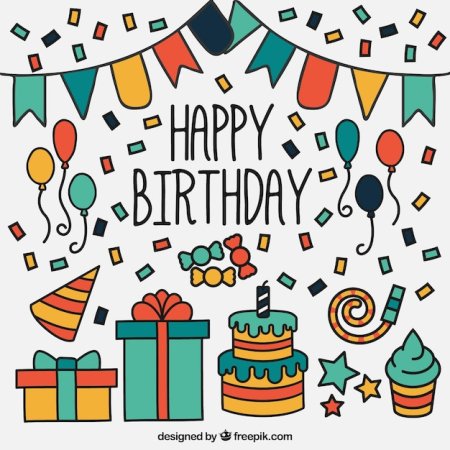 День рождения акварельакварель