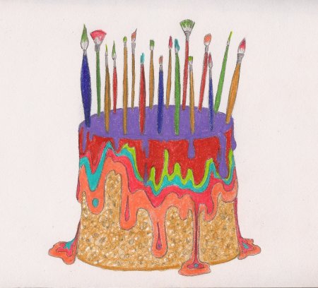 Раскраски с днем рождения прикольные