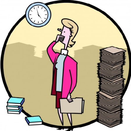 Неполный рабочий день иллюстрация