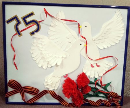 Голубь на 9 мая поделка