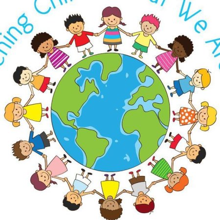 Дети вокруг земли