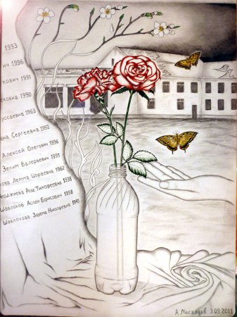 Рисунок на тему трагедия в Беслане