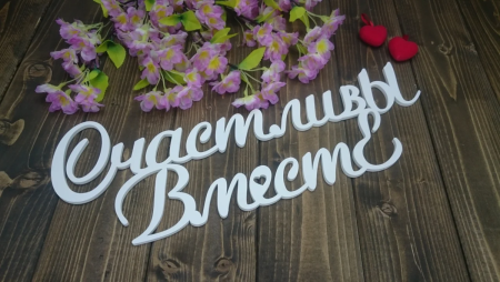Семейное счастье надпись