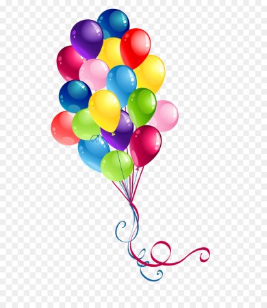 Шарики на белом фоне