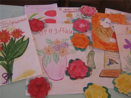 Рисование открытки ко Дню пожилого человека