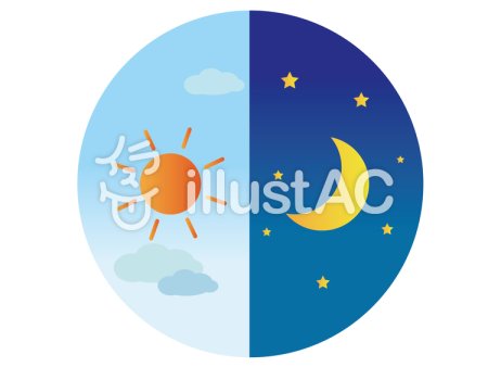 Сказочное объяснение дня и ночи рисунок