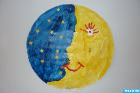 Рисование день и ночь в подготовительной группе