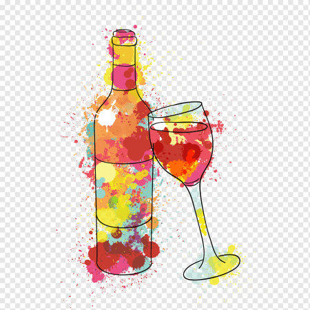 Стилизованная бутылка