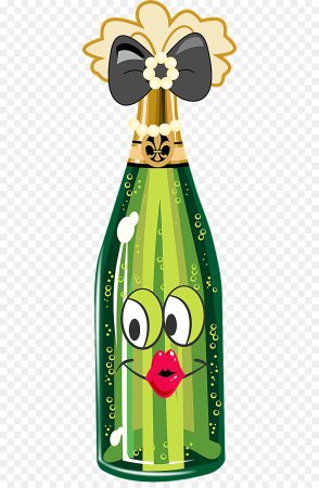 Шампанское мультяшное
