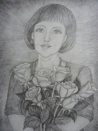 Рисунок на день учителя