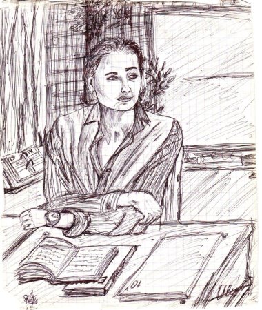 Шарж учитель