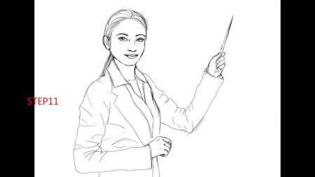 Шарж на день учителя