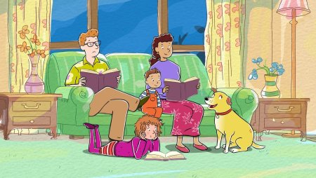 Семья за столом картинки