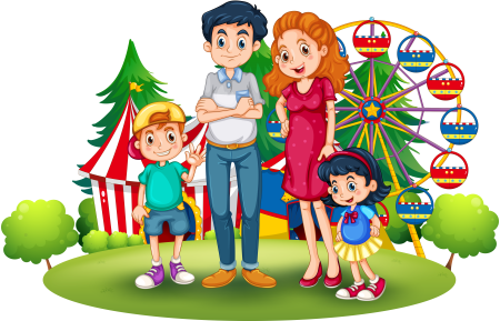 Картина счастливая семья