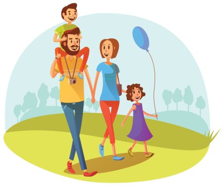 Семья за столом