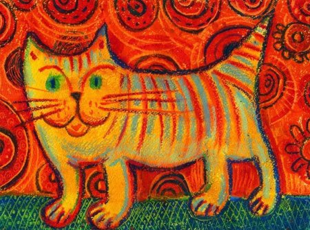 Астры пастелью масляной