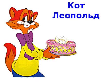 Кот Леопольд с днем рождения