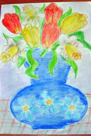 Раскраска букет цветов