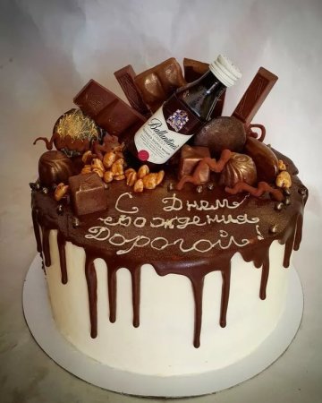 Торт на юбилей мужчине