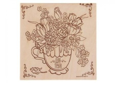 Любимой бабушке для выжигания по дереву