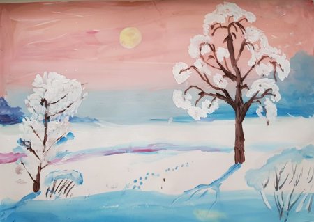 Зимнее утро 3 класс