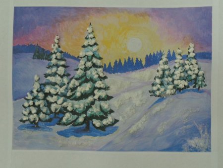 Иллюстрация к стихотворению Мороз и солнце день чудесный