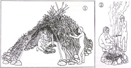 Нарисовать первобытного человека