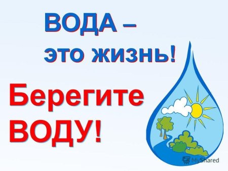 Международный день воды плакат