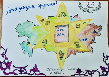 День Конституции Узбекистана рисунки